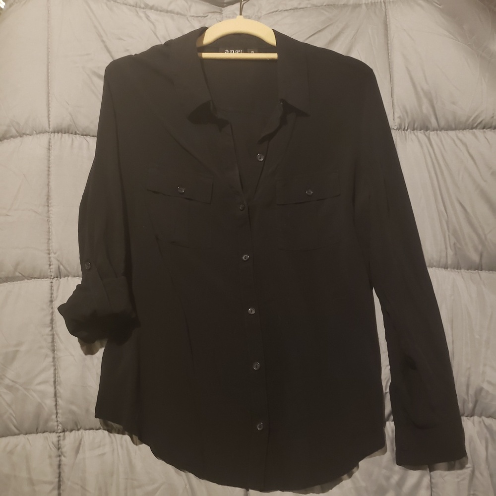 Black Button Down Shirt